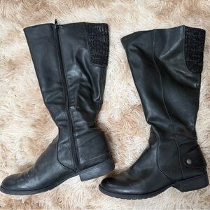 Life Stride Black Heeled Boots